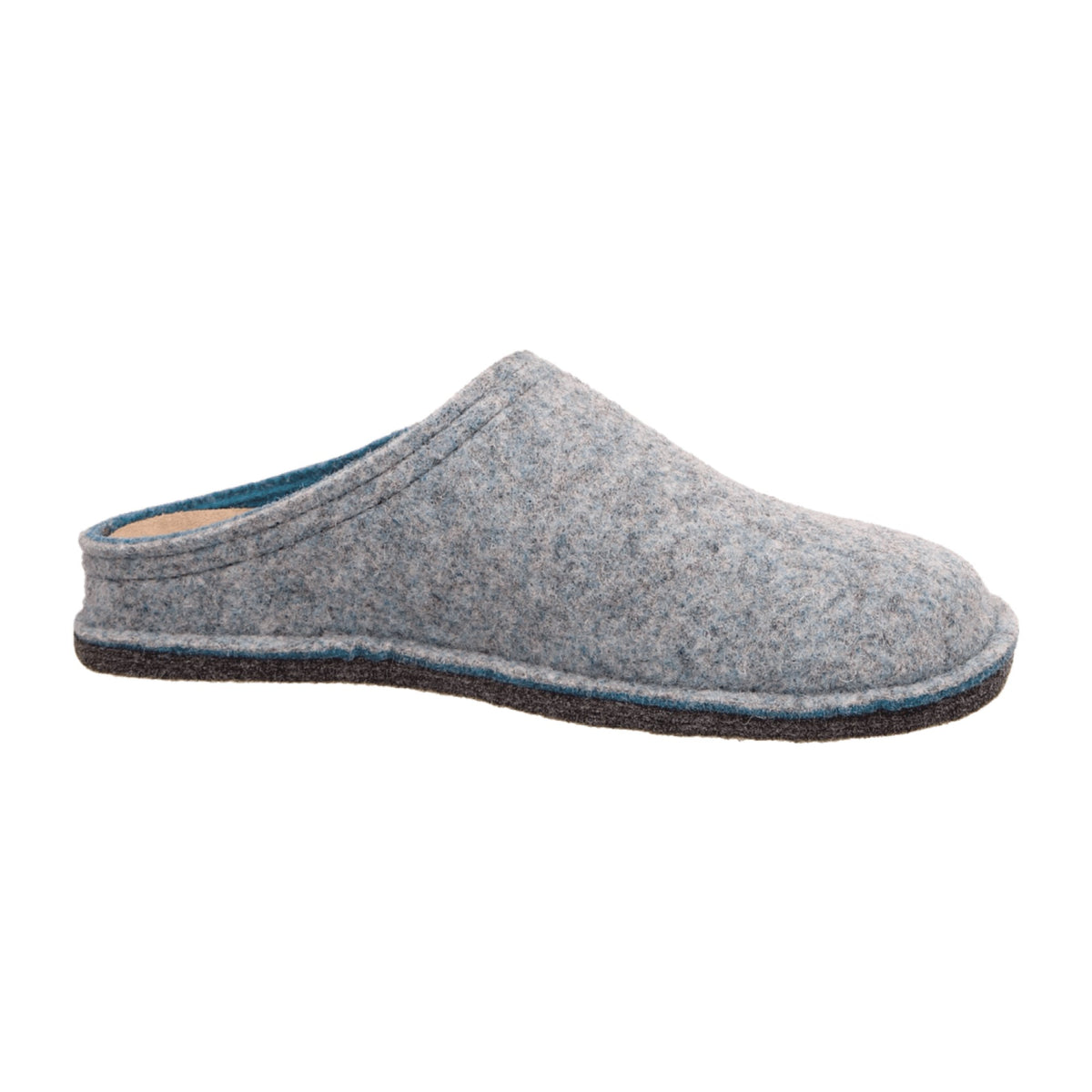 Rohde Women's Slippers with Removable Footbed Gray Round Toe Slip-On