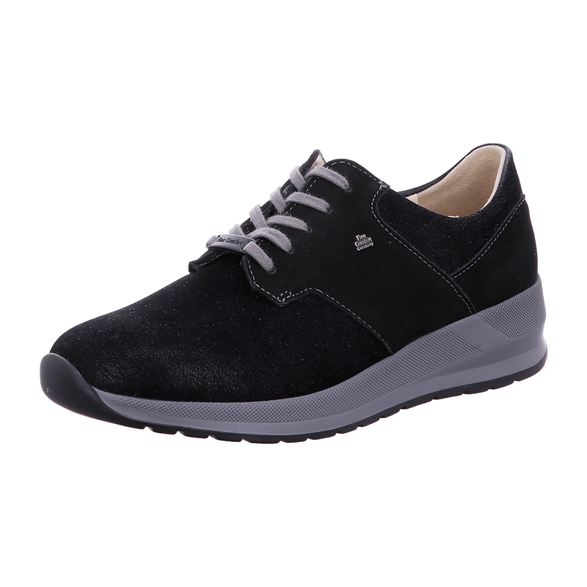 Finn Comfort Caino Women's Orthopedic Comfort Shoes, Sleek Black