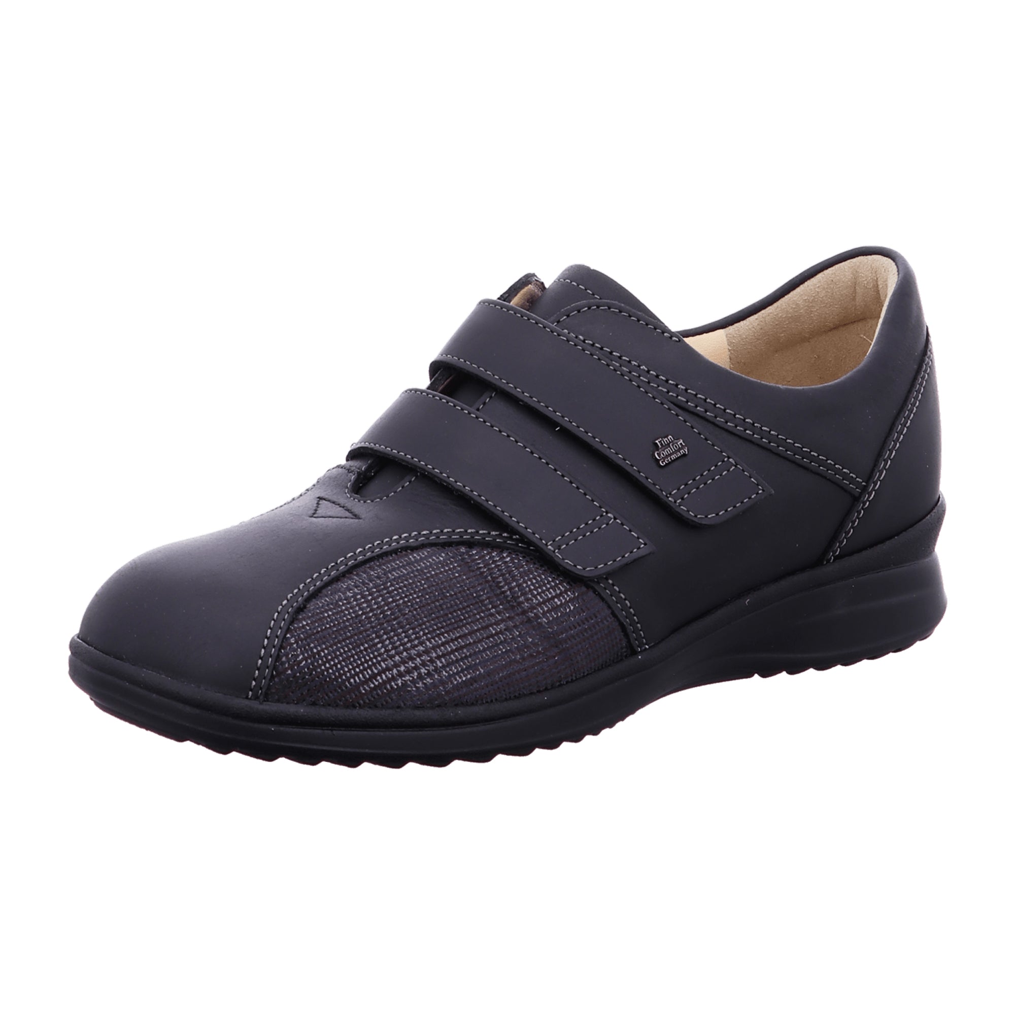 Finn Comfort Luttich Women's Comfort Shoes - Durable Black Leather