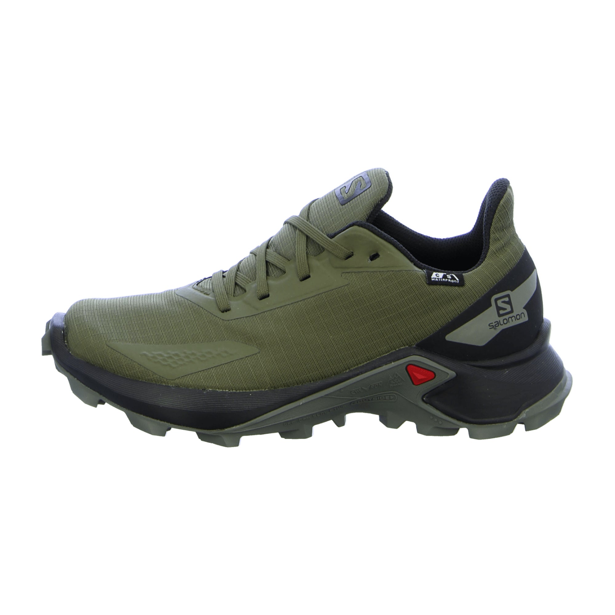Salomon shoes ALPHACROSS BLAST CSWP J for children, olive
