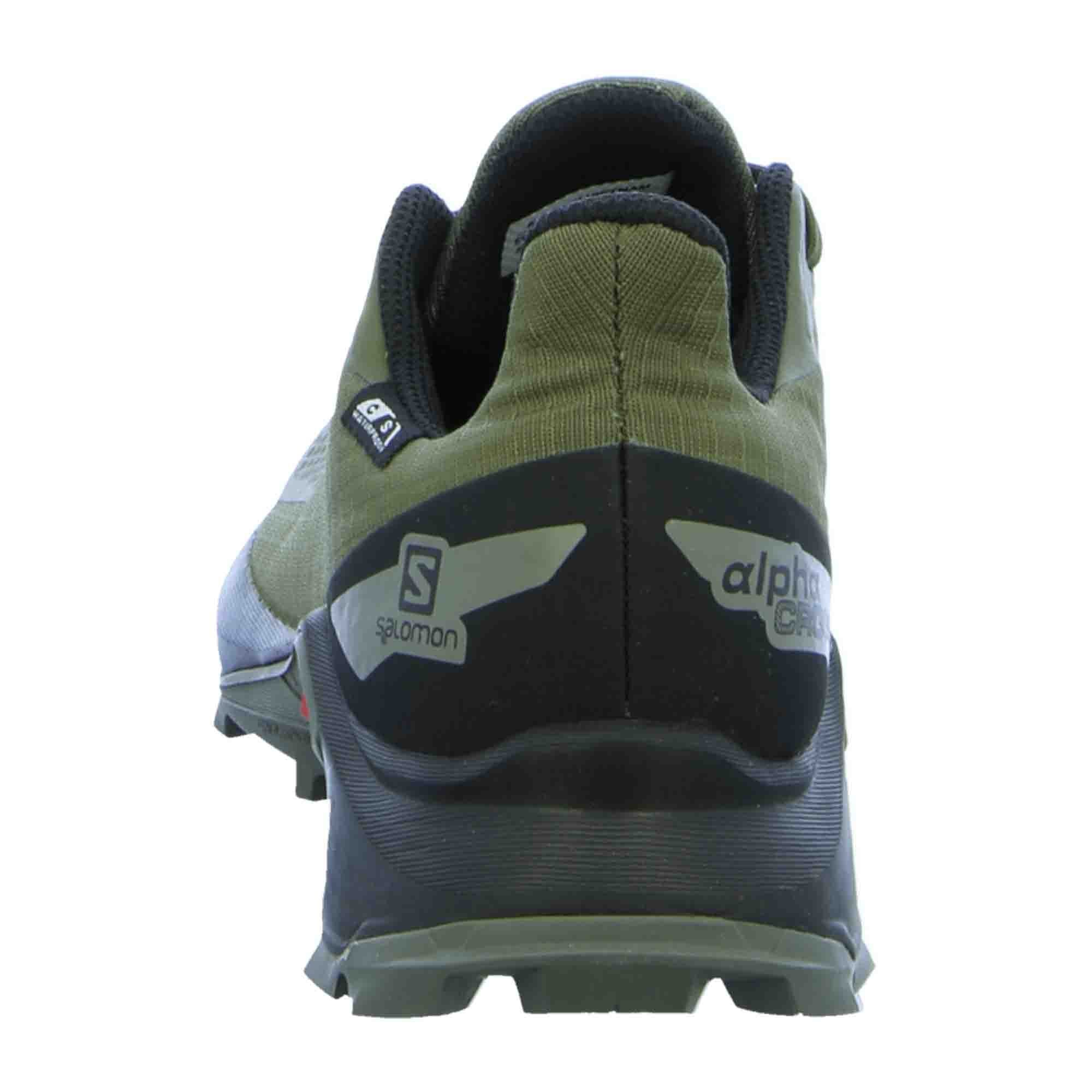 Salomon shoes ALPHACROSS BLAST CSWP J for children, olive