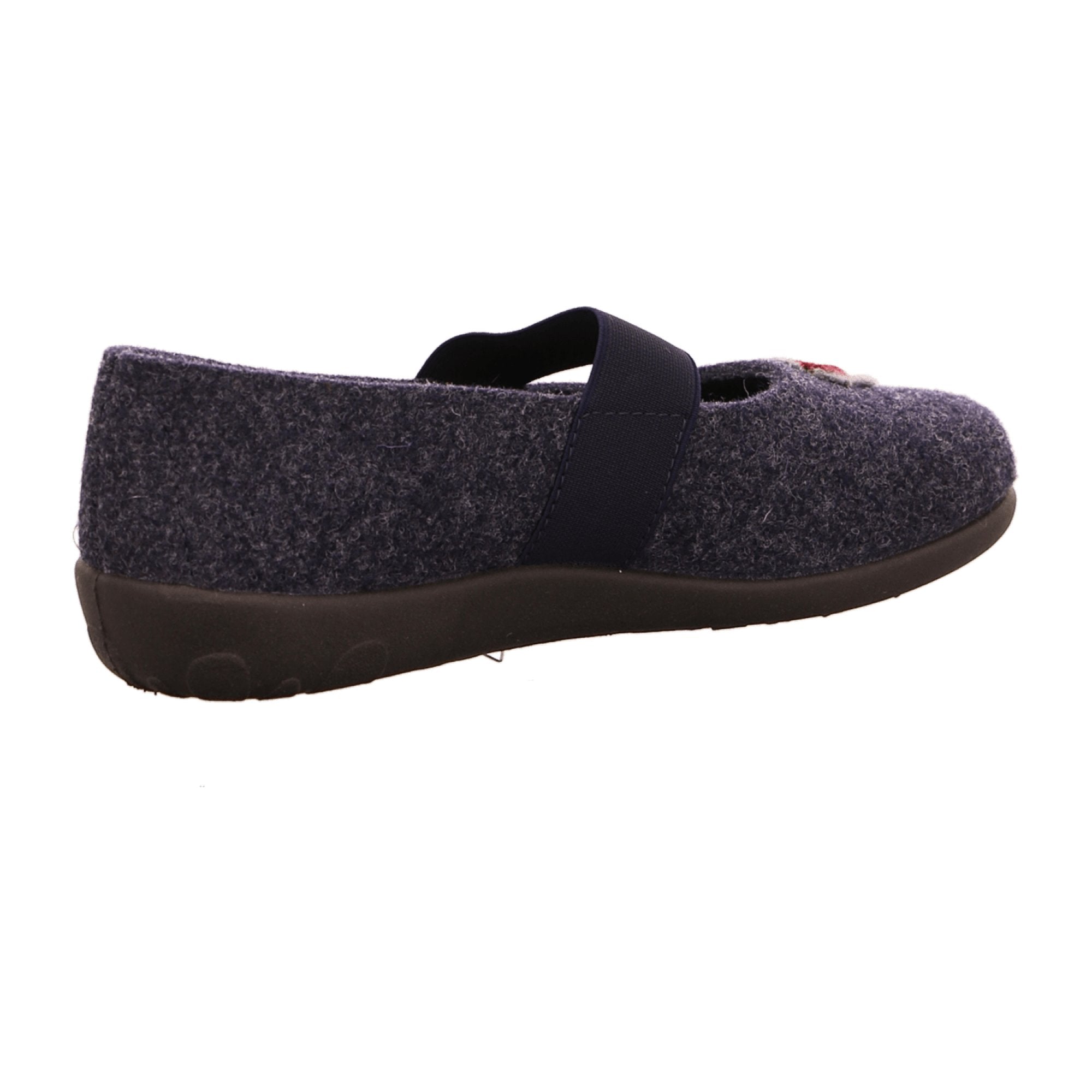 Rohde Ballerup Women's Gray Slip-On Shoes Warm Felt Lined for Fall Winter - Bartel-Shop