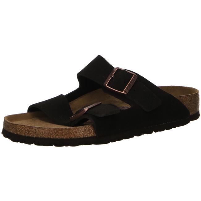 Birkenstock Arizona Mocca VL Suede Leather Slides Sandals Thongs Mules regular SFB - Bartel-Shop