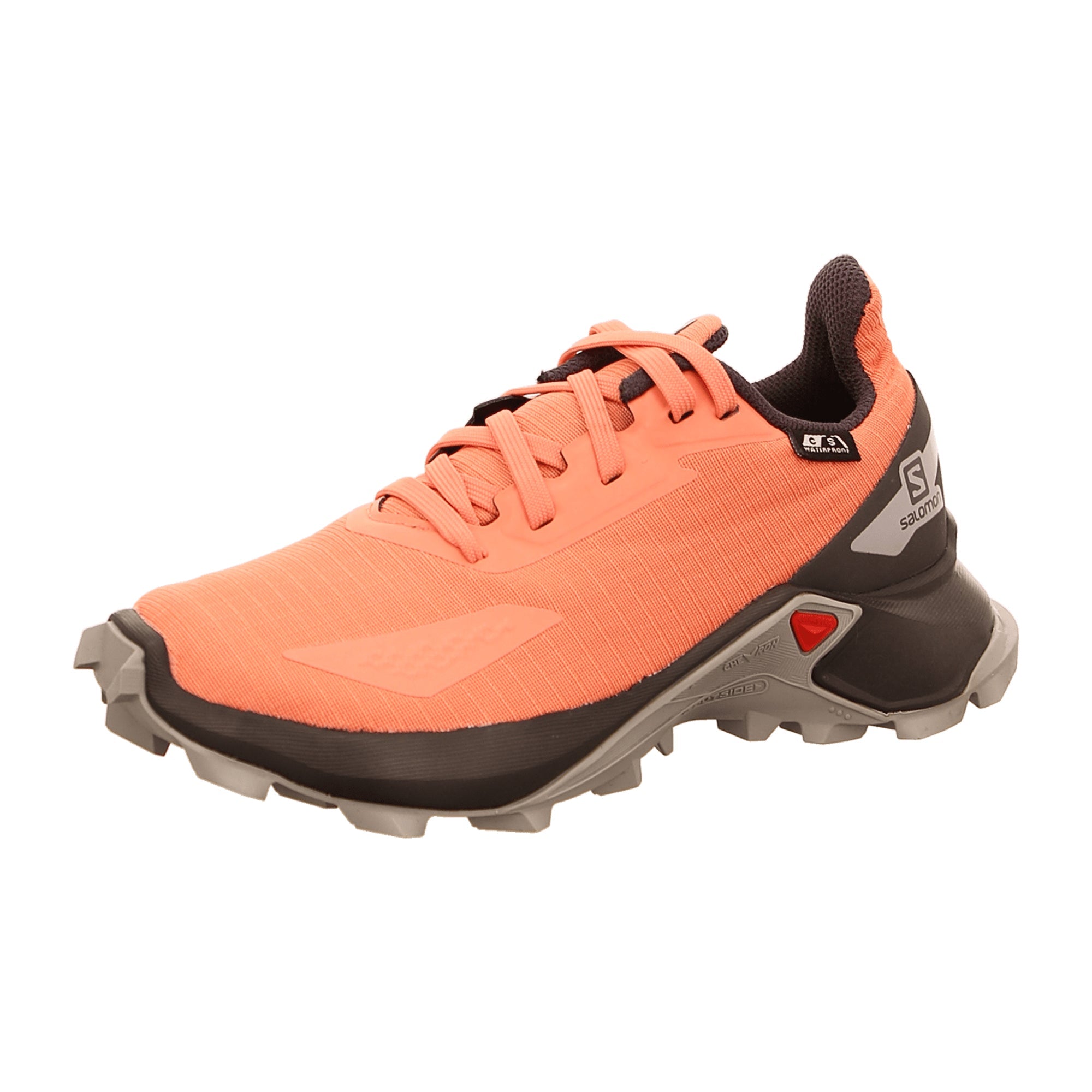 Salomon shoes ALPHACROSS BLAST CSWP J for children, coral