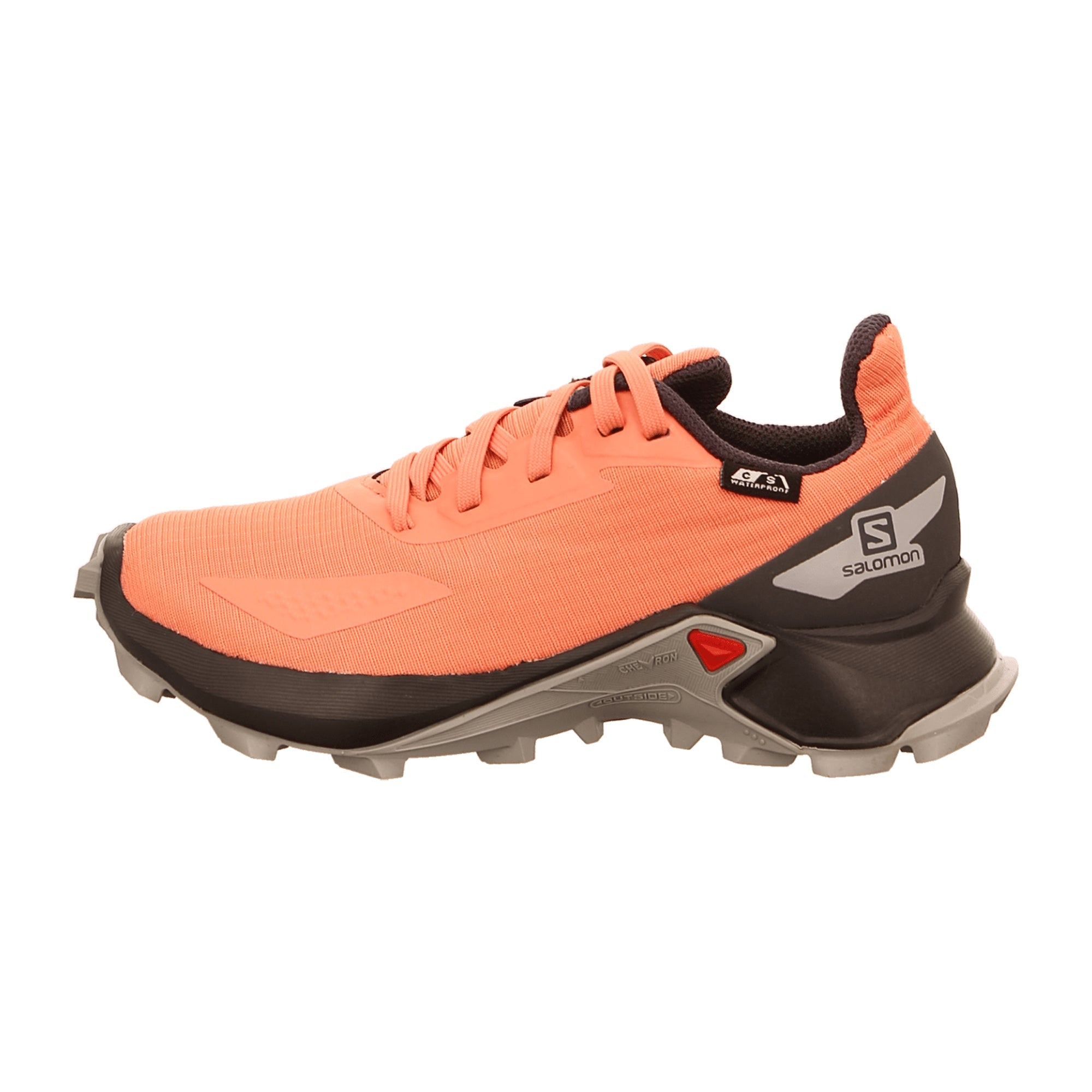 Salomon shoes ALPHACROSS BLAST CSWP J for children, coral