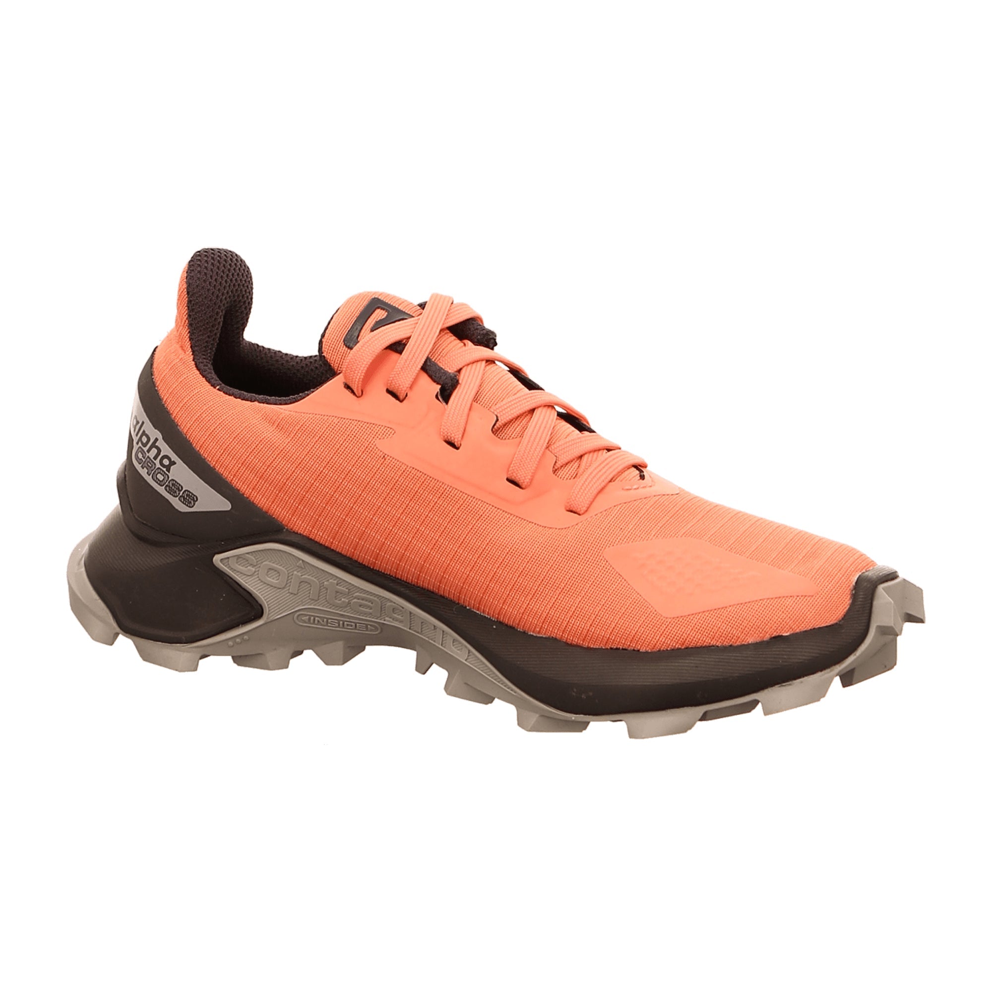 Salomon shoes ALPHACROSS BLAST CSWP J for children, coral