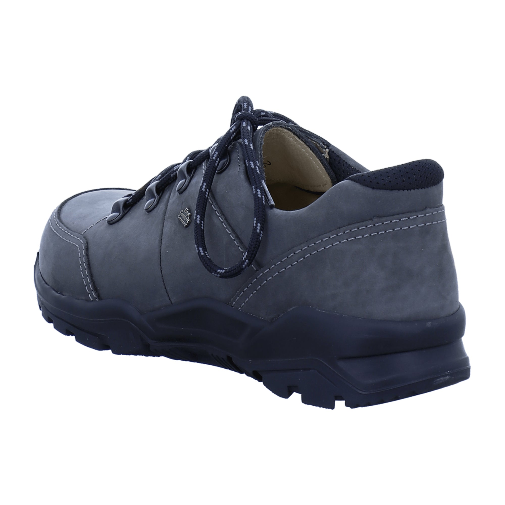 Finn Comfort Eppan Men's Comfort Shoes - Smoke Grey, Neptun Leather