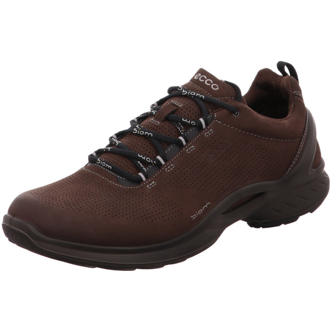 Ecco sporty lace-up shoes for men brown - Bartel-Shop