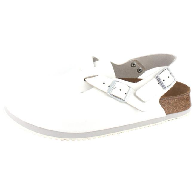 Birkenstock Tokio Tokyo Leather Work Shoes Clogs Super Grip Sandals White regular - Bartel-Shop