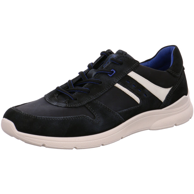 Ecco sporty lace-up shoes for men black - Bartel-Shop