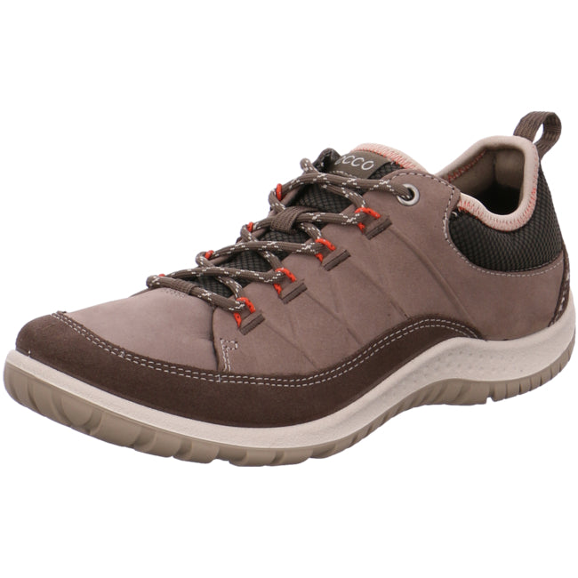 Ecco sporty lace-up shoes for women brown - Bartel-Shop
