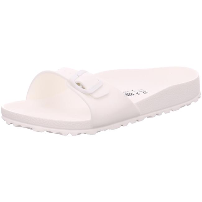 Birkenstock Madrid EVA Rubber Beach Slides Waterproof Sandals White narrow - Bartel-Shop