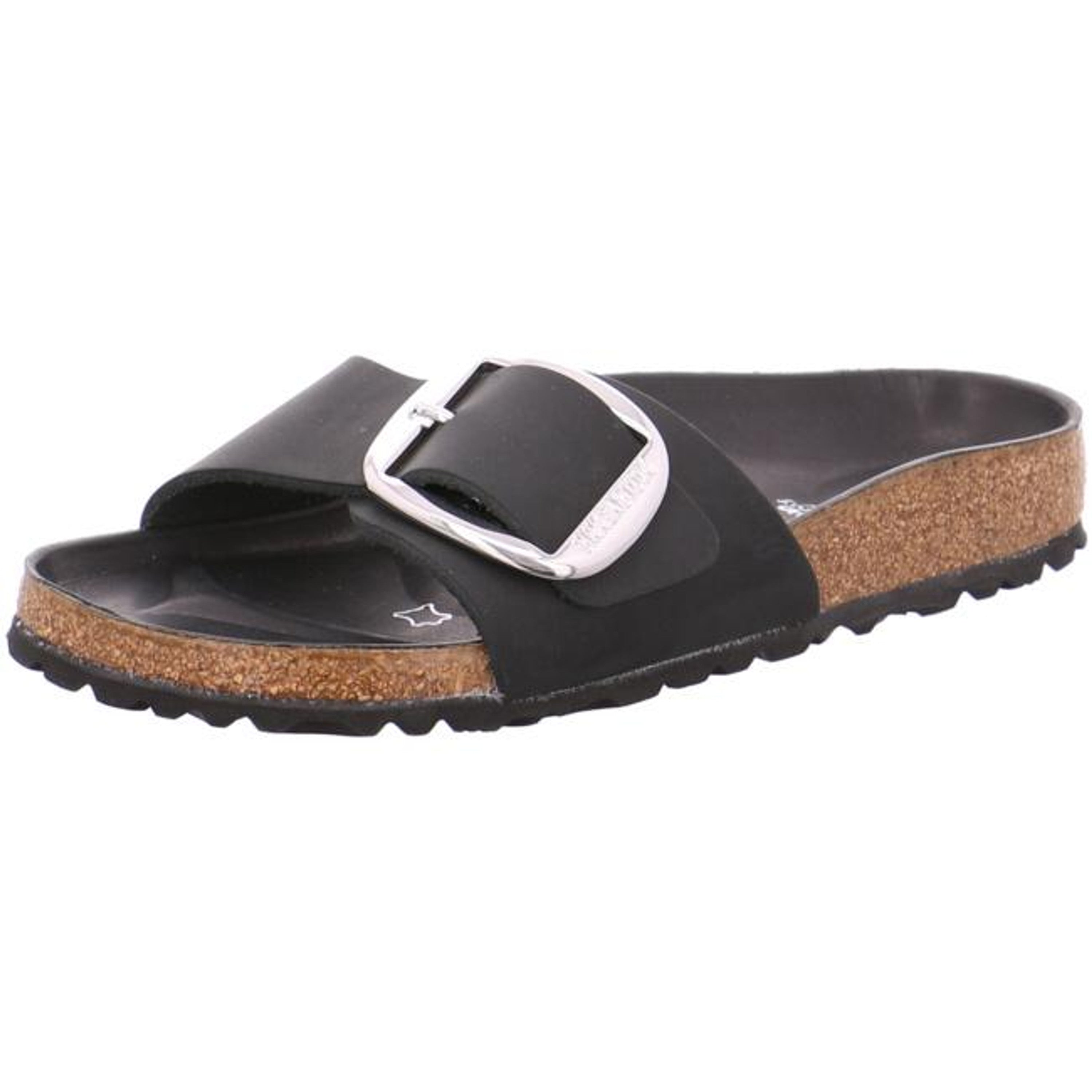 Birkenstock Madrid mules black Fat leather - Bartel-Shop