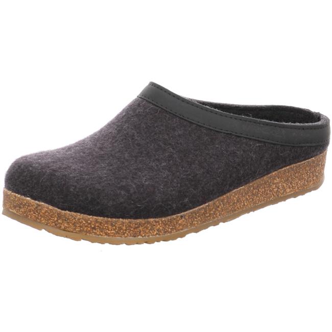 Haflinger Slippers gray male Sandals Clogs - Bartel-Shop