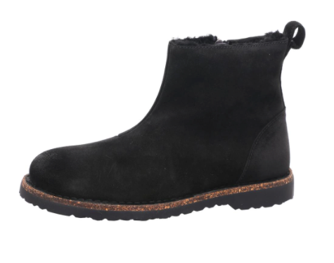 Birkenstock ankle boot Melrose Shearling Leve black Suede - Bartel-Shop