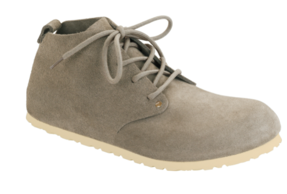 Birkenstock Boots Dundee Narrow taupe beige Suede leather sneakers - Bartel-Shop