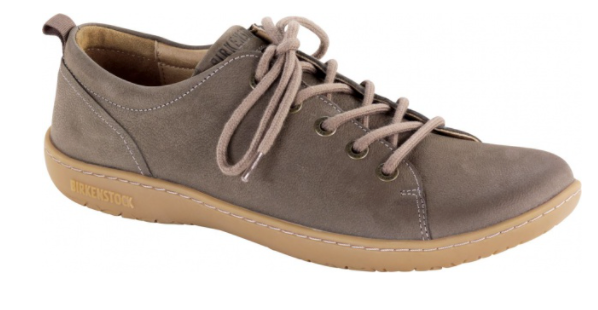 Birkenstock Islay lace up shoes Taupe Beige Nubuck Leather