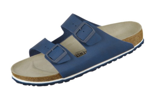 Birkenstock Arizona Desert Soil Blue SFB Birko Flor Sandals Narrow - Bartel-Shop
