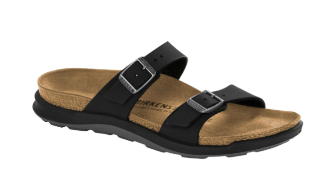 Birkenstock Sierra CT black Birko Flor nubuck Outdoor Crosstown Sandals - Bartel-Shop