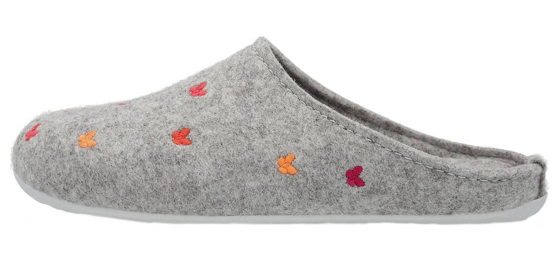 Haflinger Everest Farfalline Felt Clogs Mules Slippers House Shoes Butterfly Indoor - Bartel-Shop