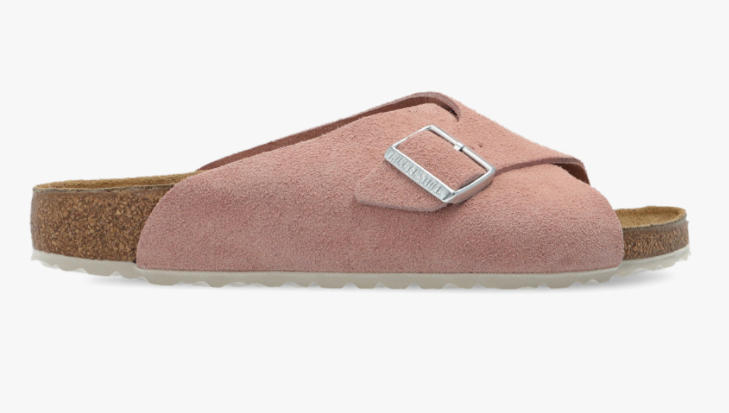 Birkenstock Arosa Suede Leather Mules Slippers Clogs Sandals Home Mink Pink Taupe New - Bartel-Shop