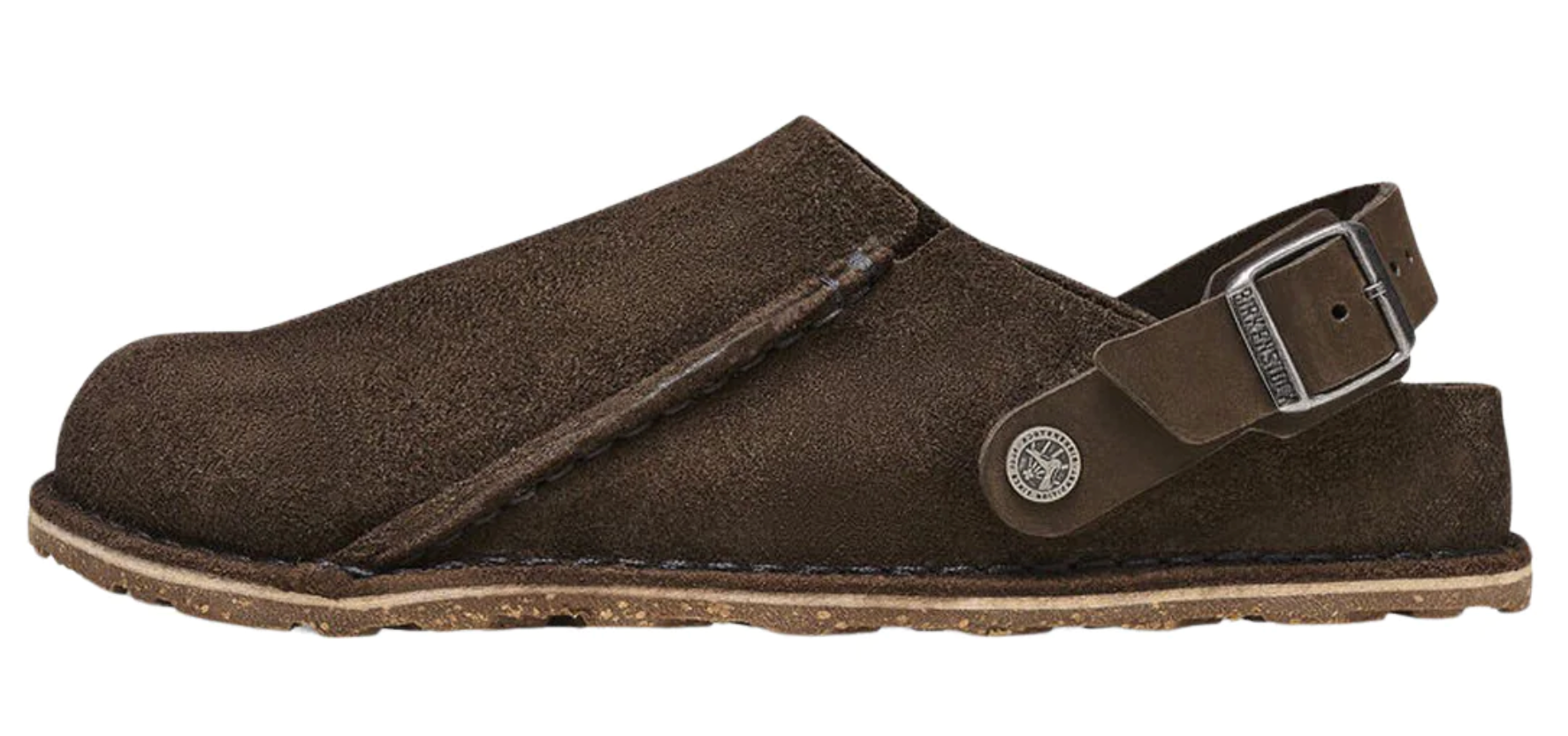 Birkenstock Lutry Premium Suede Leather Clogs Mules adult Slippers Black Brown - Bartel-Shop