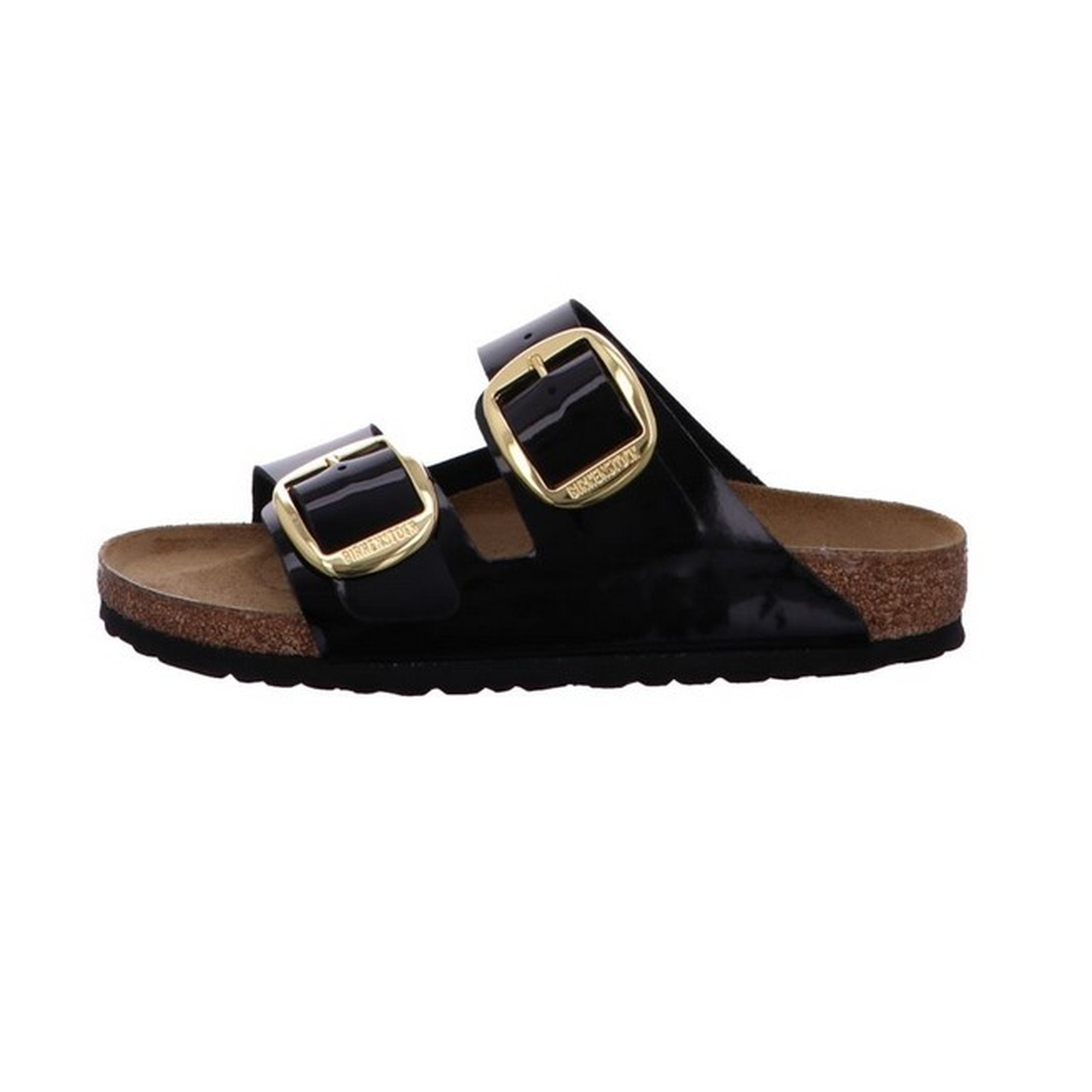 Birkenstock Arizona Big Buckle BF Patent Fuchsia Fusion Black Gold Sandals Slides womens