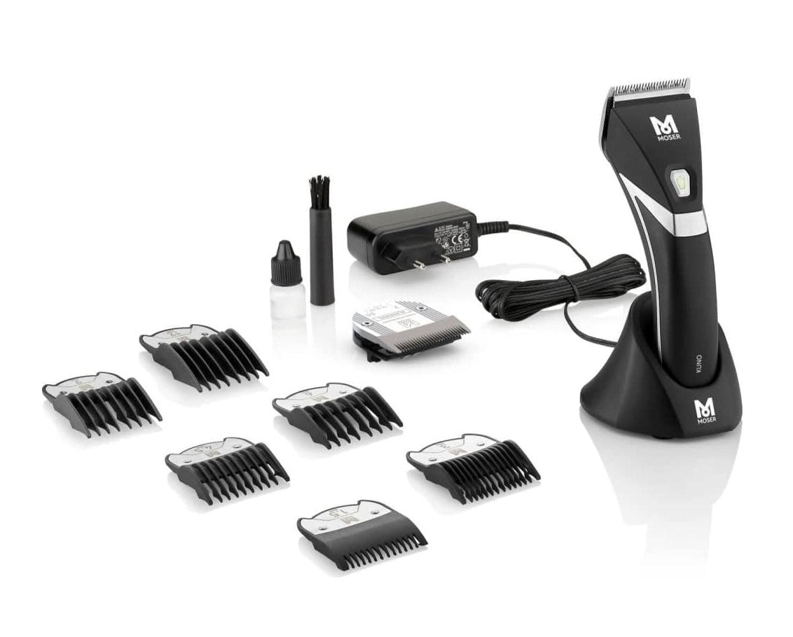 MOSER Kuno Cordless Professional Hair Beard Clipper Steel Trimmer Shaver Barber
