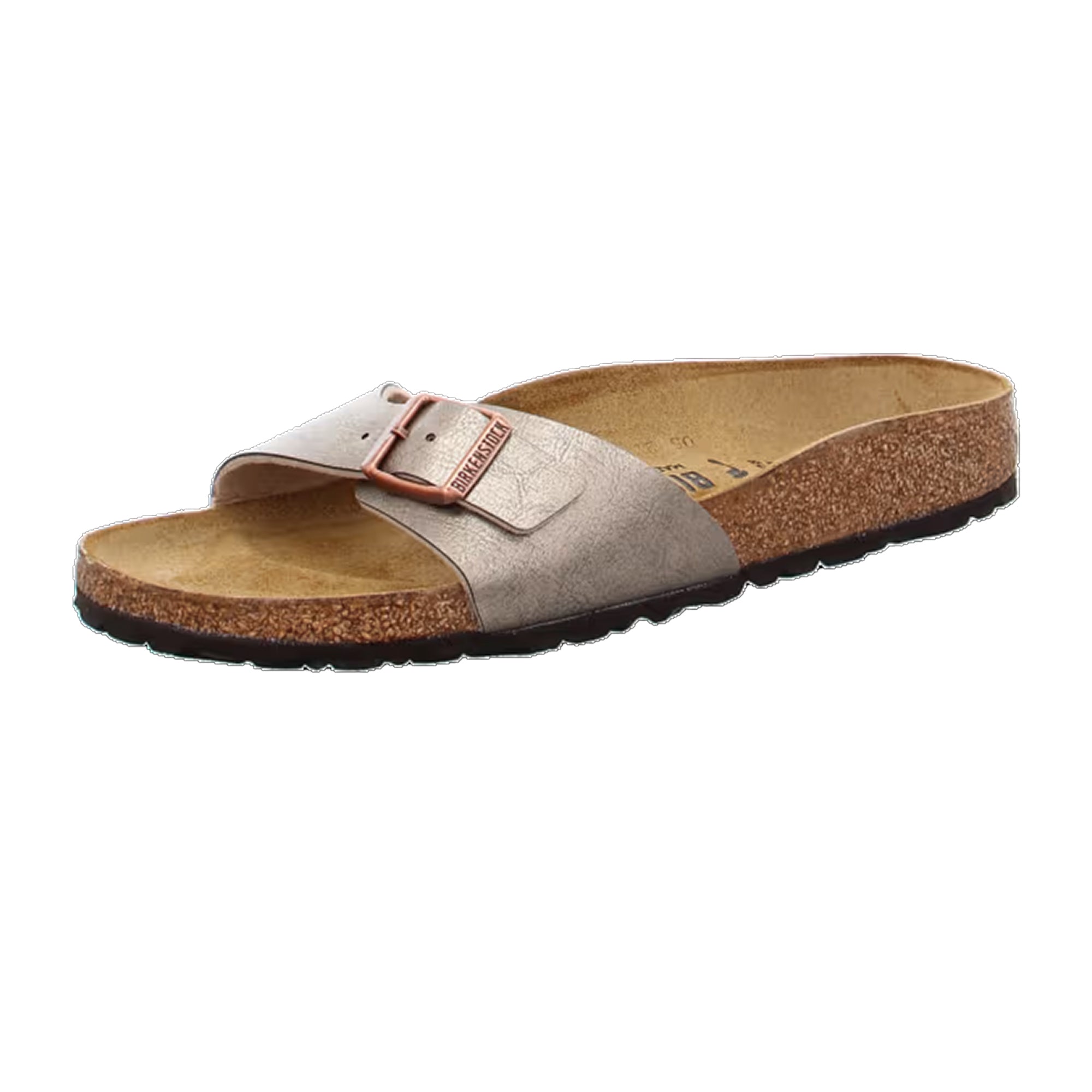 Birkenstock Madrid BF Mules Graceful Taupe Pearl White Sandals Slides Clogs