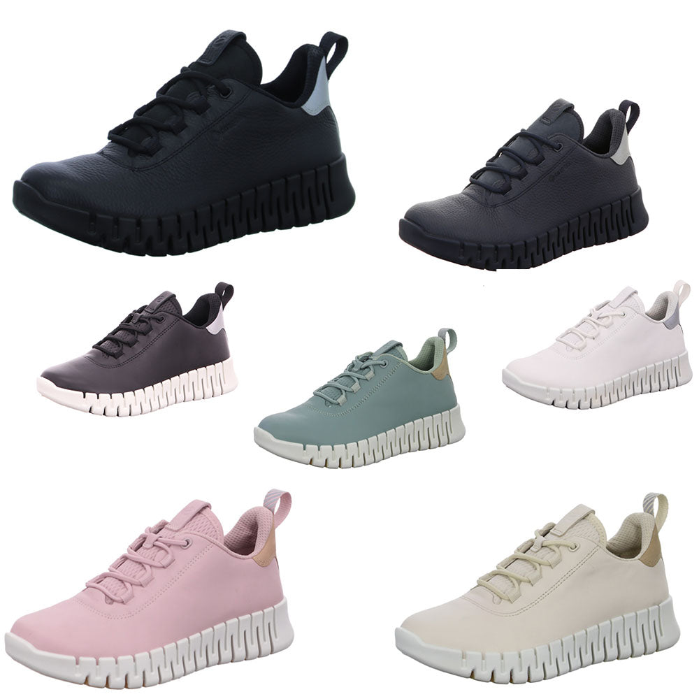 ECCO Gruuv Sneakers Leather Trainer Loafers Casual Gore-Tex Waterproof womens - Bartel-Shop