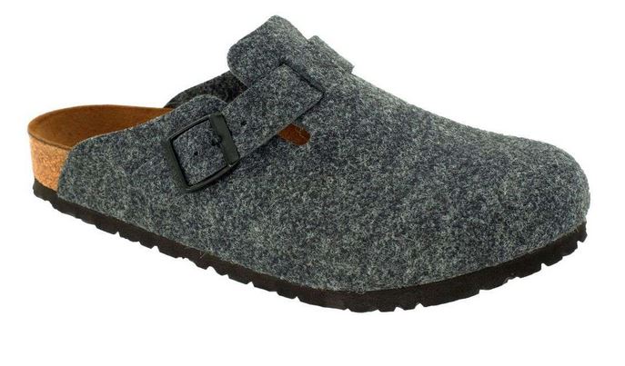 Birkenstock Boston Felt Mule Slip On Slippers Sandal Clogs Suede unisex Wool - Bartel-Shop