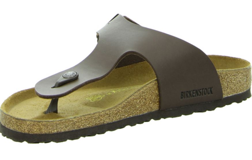 Birkenstock Ramses Toe Separator Regular dark brown Birko-Flor - Bartel-Shop