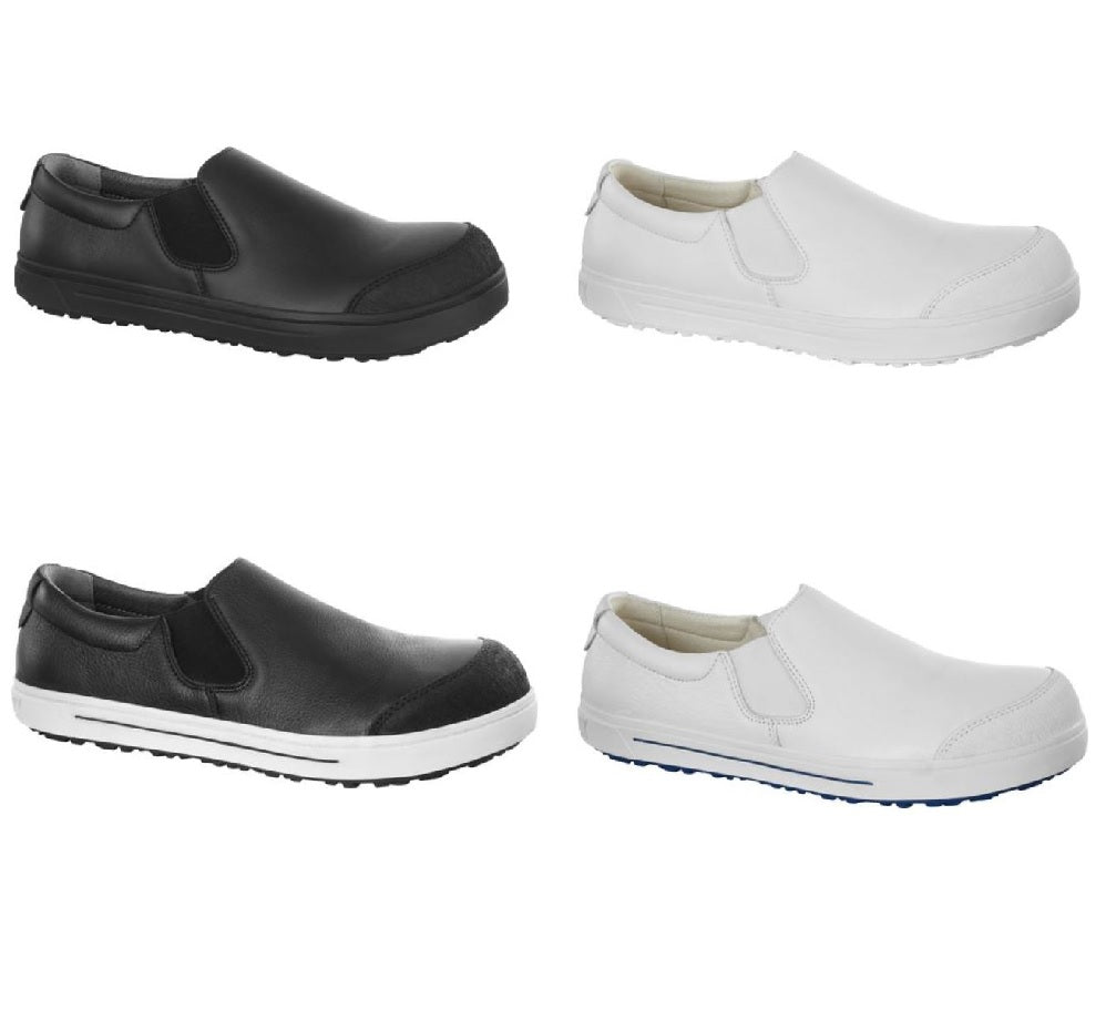 Birkenstock QS400 Leather Microfibre Grip Work Shoes Clogs Slippers Non-Slip - Bartel-Shop
