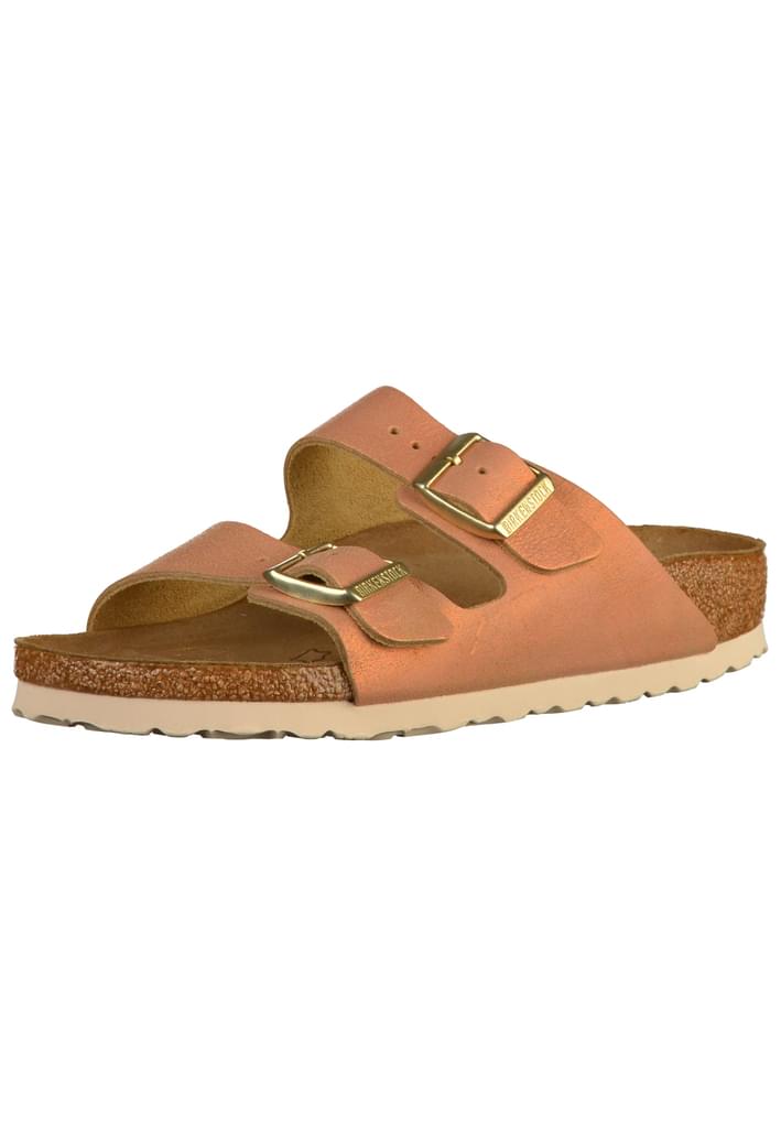Birkenstock Arizona mules orange smooth leather - Bartel-Shop