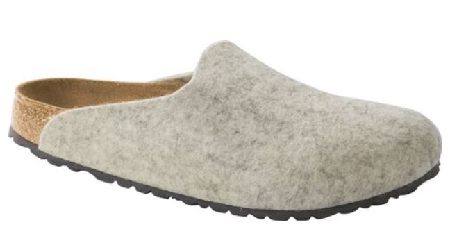 Birkenstock Amsterdam Port Nature Felt Wool Slippers Clogs Mules House Shoes - Bartel-Shop