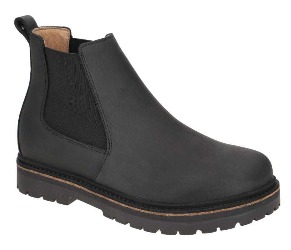 Birkenstock Stalon Mens Womens Boots Ankle Leather adult Black Grey Brown