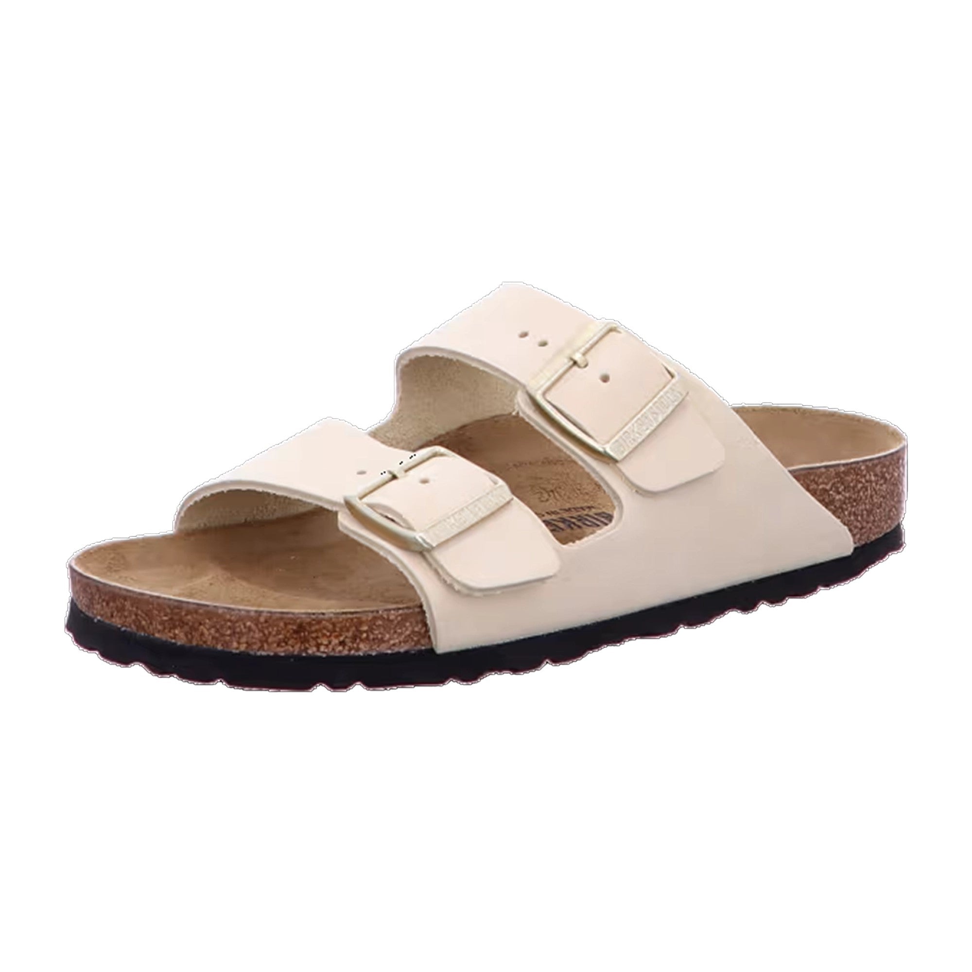 Birkenstock Arizona Nubuck Leather Ecru Pink Womens Sandals Slides Shoes