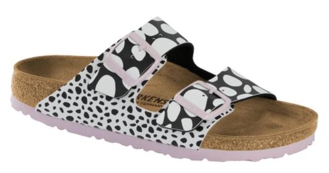 Birkenstock Arizona Heart Dots Blossom Red White Sandals Slides Shoes Buckle NEW - Bartel-Shop