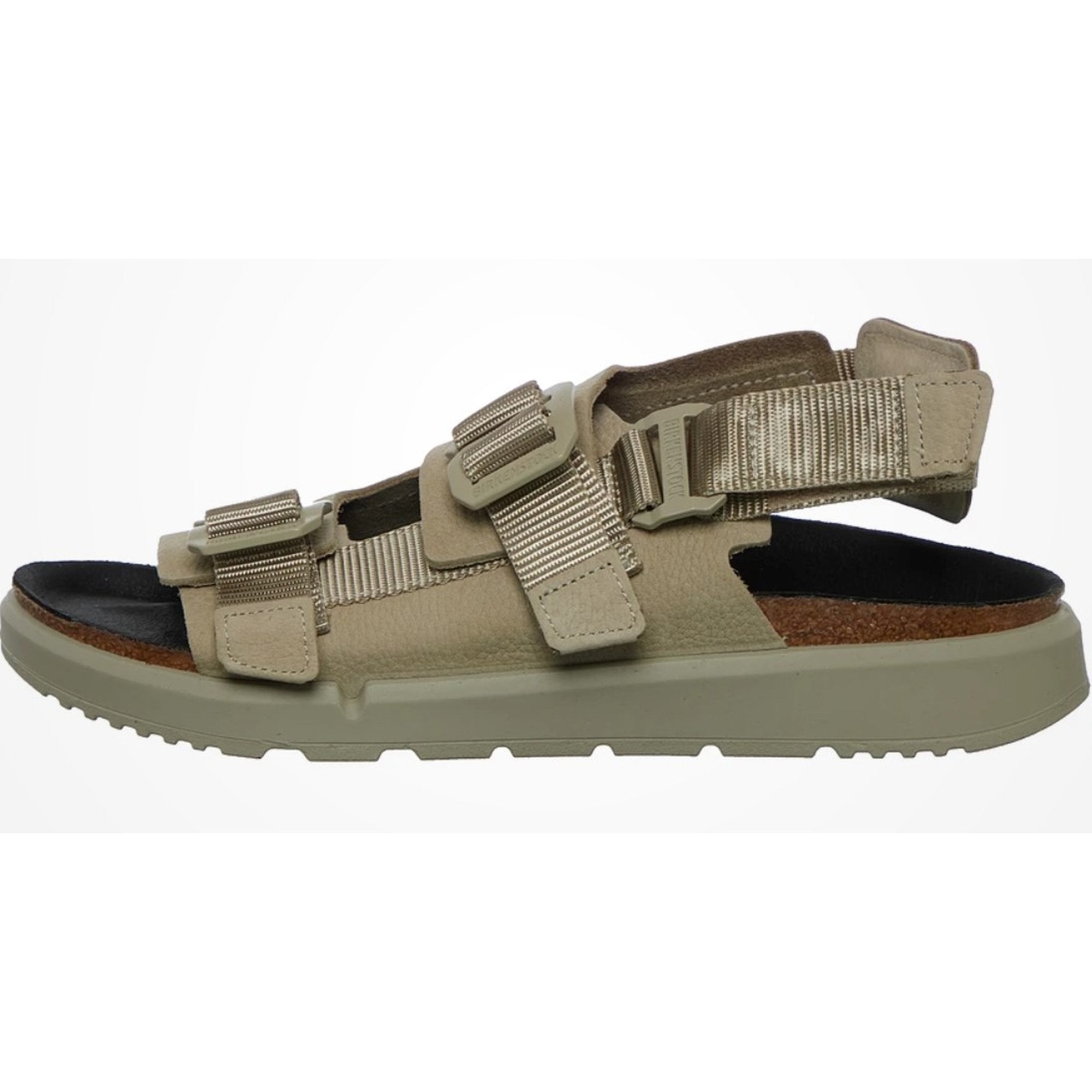Birkenstock Shinjuku Texile Mens Leather Sandals Slingback Ankle Strap Sport Shoes - Bartel-Shop