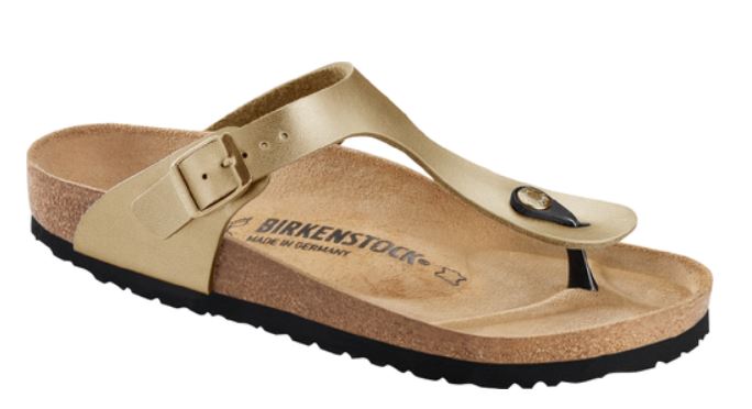 Birkenstock Gizeh Mayari Arizona Gold Buckle New Summer Beach Sandals Slides - Bartel-Shop