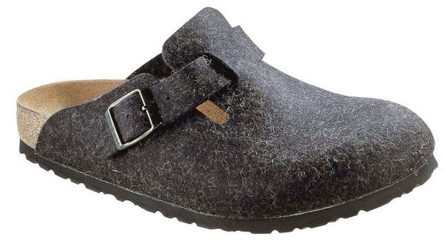 Birkenstock Boston Felt Mule Slip On Slippers Sandal Clogs Suede unisex Wool - Bartel-Shop
