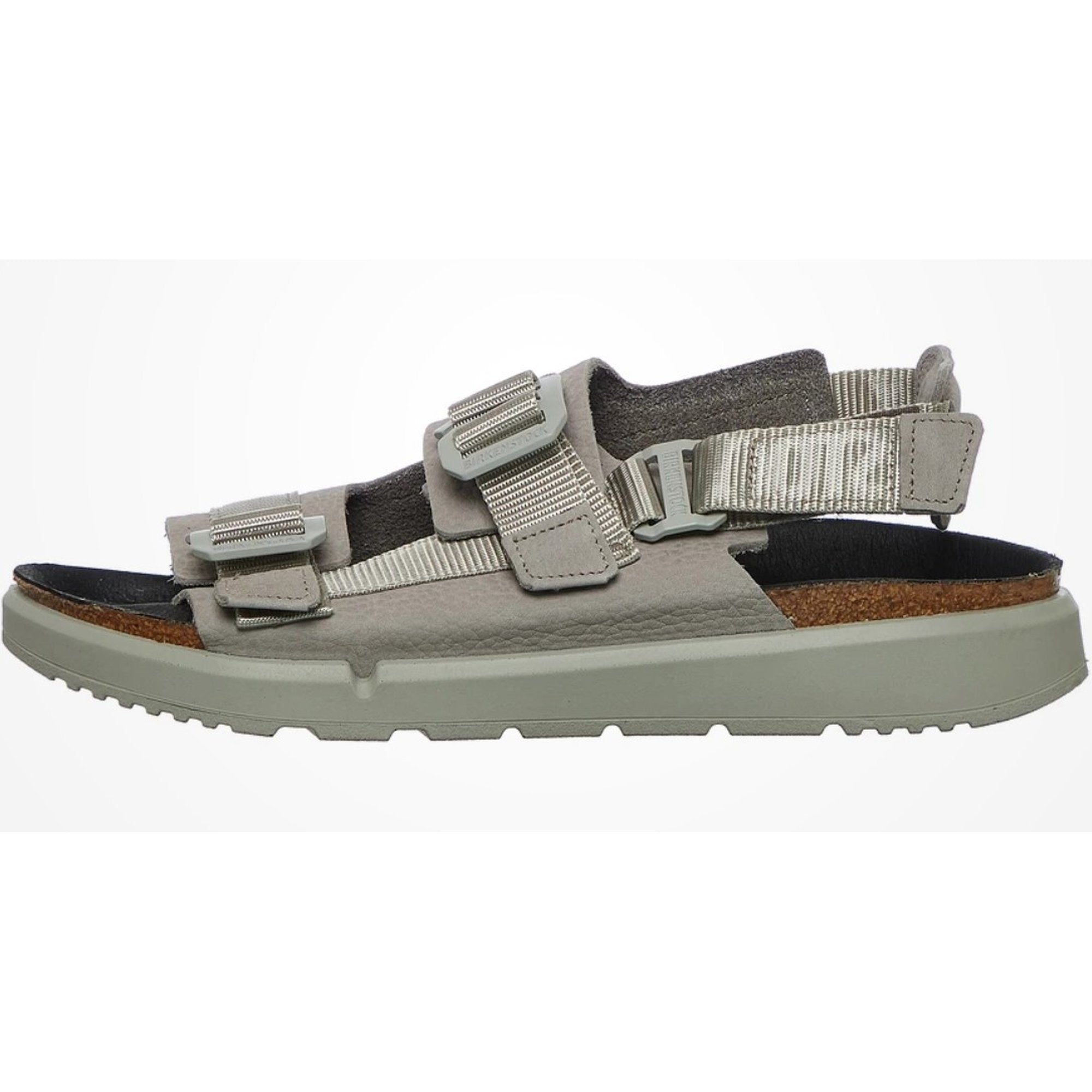 Birkenstock Shinjuku Texile Mens Leather Sandals Slingback Ankle Strap Sport Shoes - Bartel-Shop
