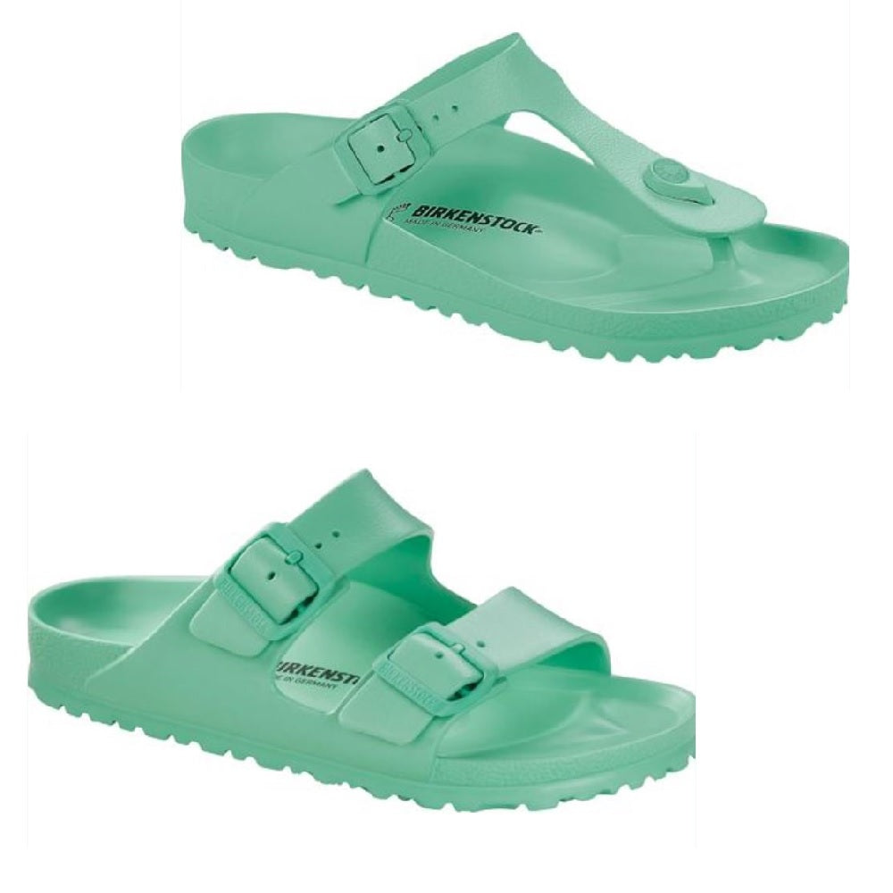 Birkenstock Arizona Gizeh EVA Bold Jade Waterproof Sandals Beach Slides Thongs - Bartel-Shop