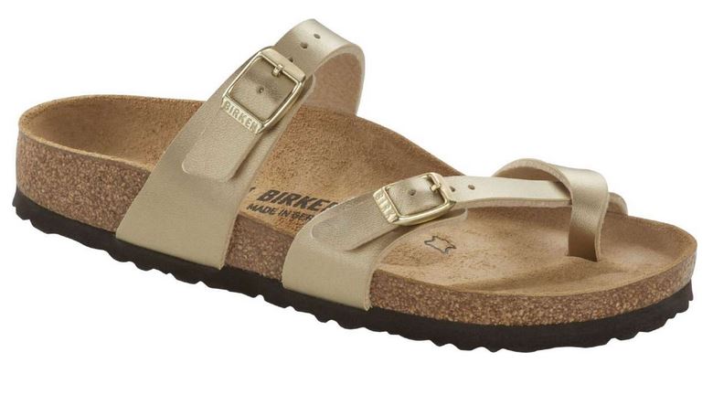 Birkenstock Gizeh Mayari Arizona Gold Buckle New Summer Beach Sandals Slides - Bartel-Shop