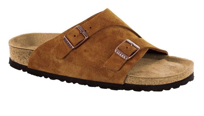 Birkenstock Zurich Zürich Taupe Mink Mocca Suede Leather Sandals Clogs Mules SFB - Bartel-Shop