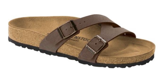 Birkenstock Yao Patent Leather Slides Beach Sandals Buckle Slippers Balance New - Bartel-Shop