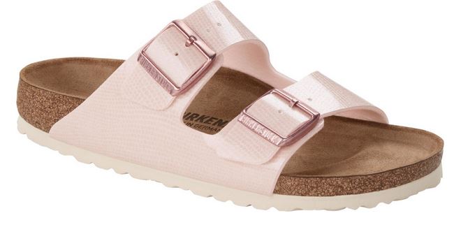 Birkenstock Gizeh Arizona Magical Metallic Maroon Rose Black Sandals BF Slides Flip Flops - Bartel-Shop