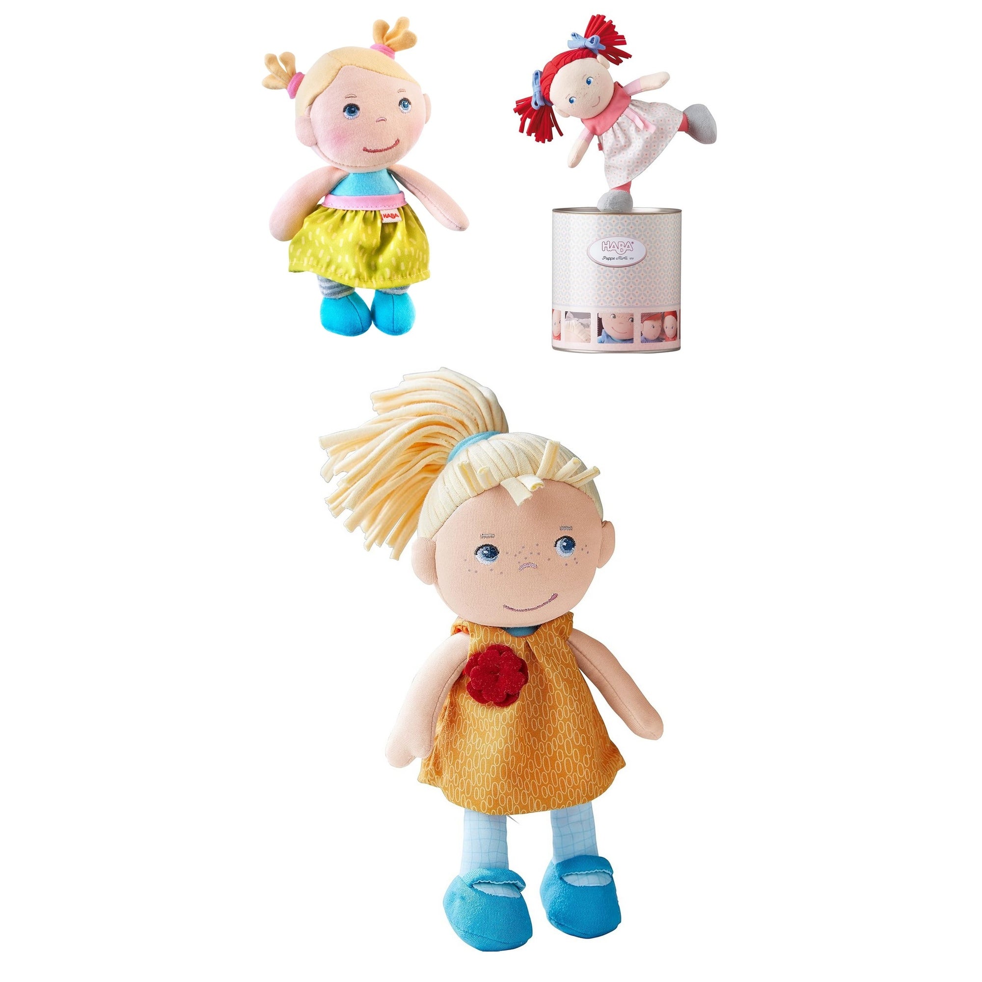 HABA Mini Doll Baby Toddler Toy Soft Child Mirli Joleen Talisa girl boy