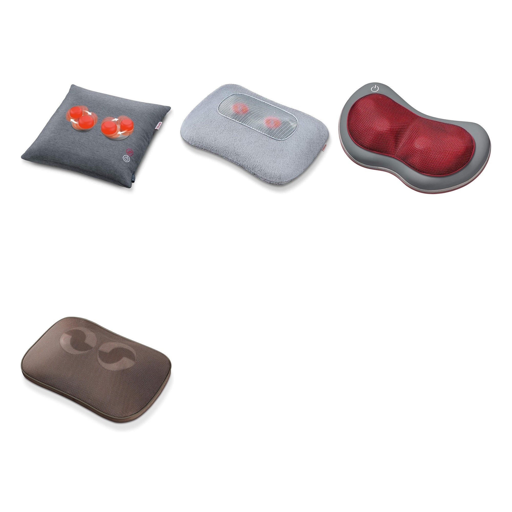 Beurer Massage Pillow Shiatsu Heat Relaxation Light Hand Controller MG 135 148