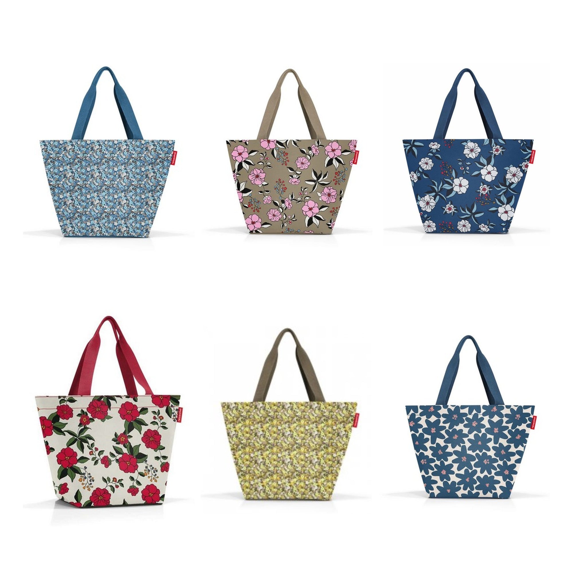 Reisenthel Shopper Medium M Shopping Bag Tote Handbag Market Trips Flower